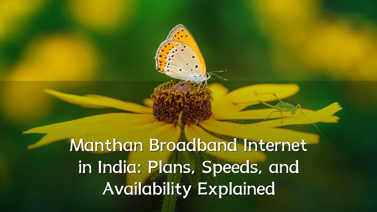 Manthan Broadband Internet in India: Plans, Speeds, and Availability Explained