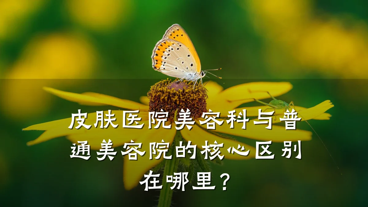 皮肤医院美容科与普通美容院的核心区别在哪里?