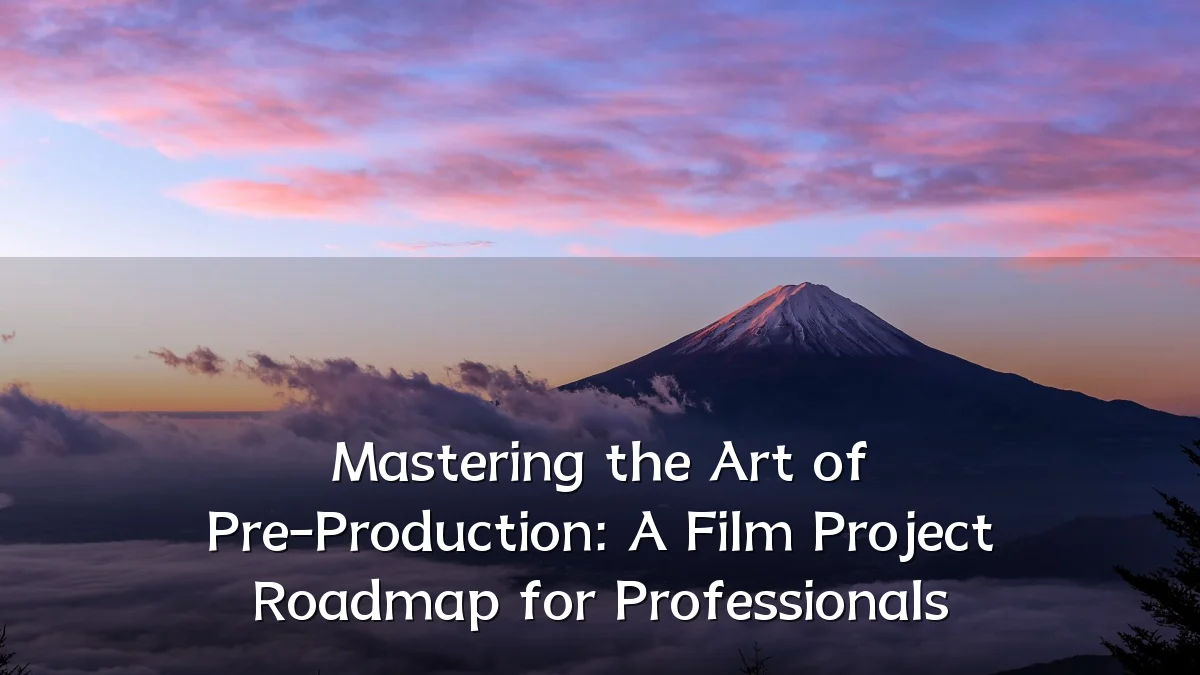 Mastering the Art of Pre-Production: A Film Project Roadmap for Professionals