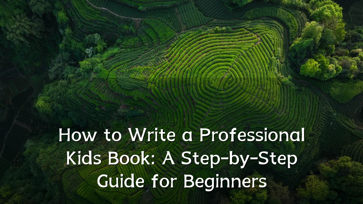 How to Write a Professional Kids Book: A Step-by-Step Guide for Beginners