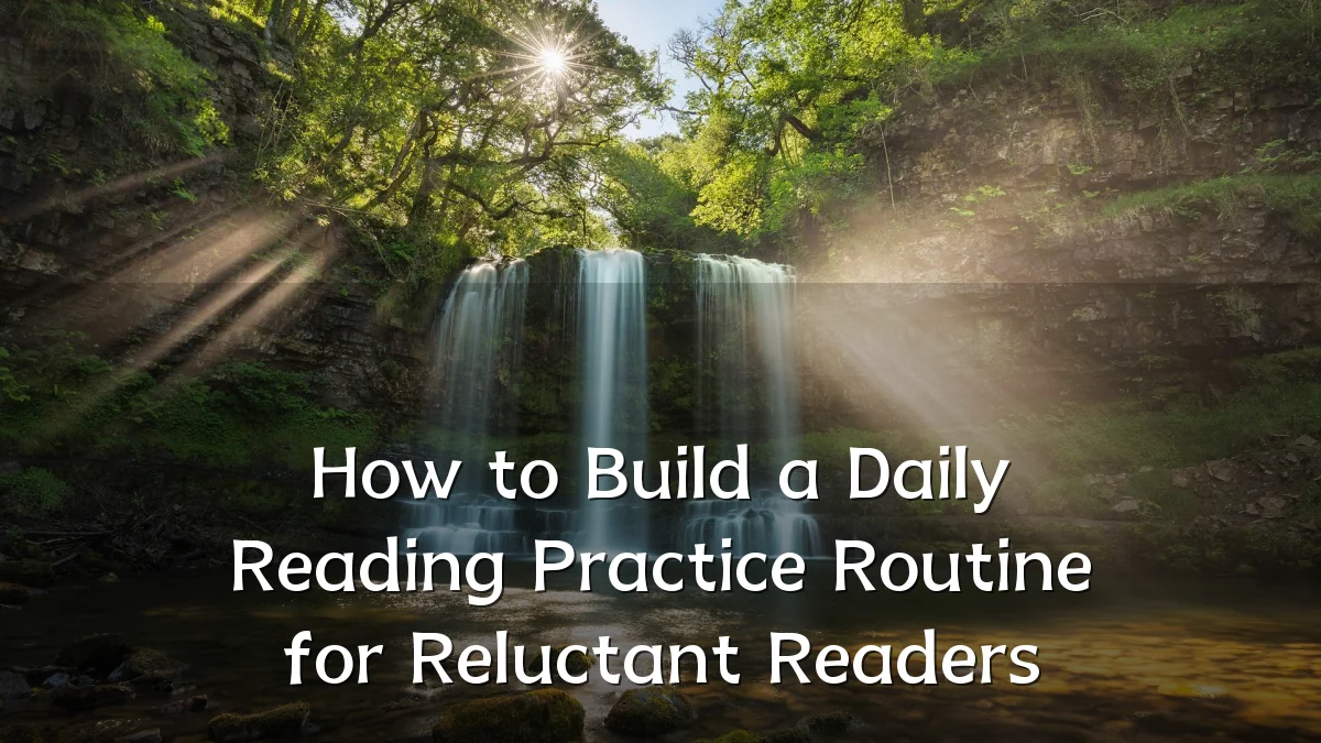 How to Build a Daily Reading Practice Routine for Reluctant Readers