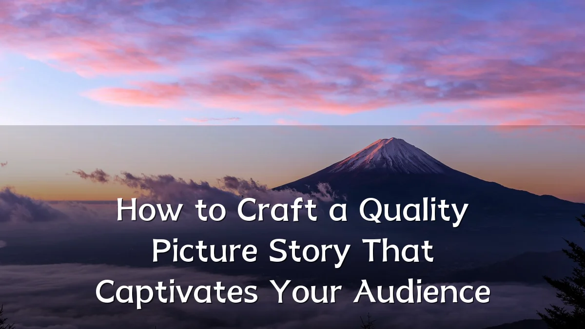 How to Craft a Quality Picture Story That Captivates Your Audience