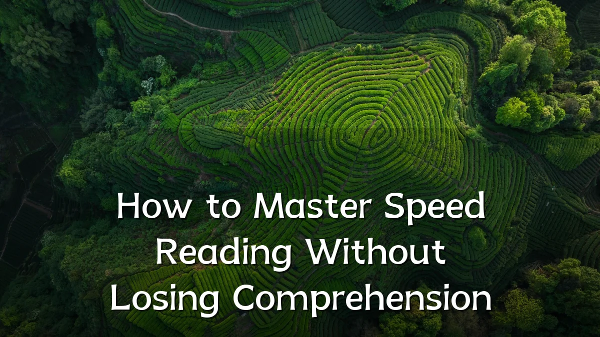 How to Master Speed Reading Without Losing Comprehension