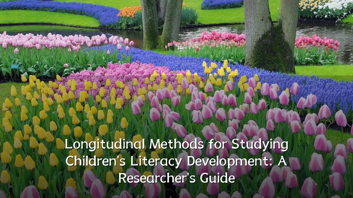 Longitudinal Methods for Studying Children's Literacy Development: A Researcher's Guide