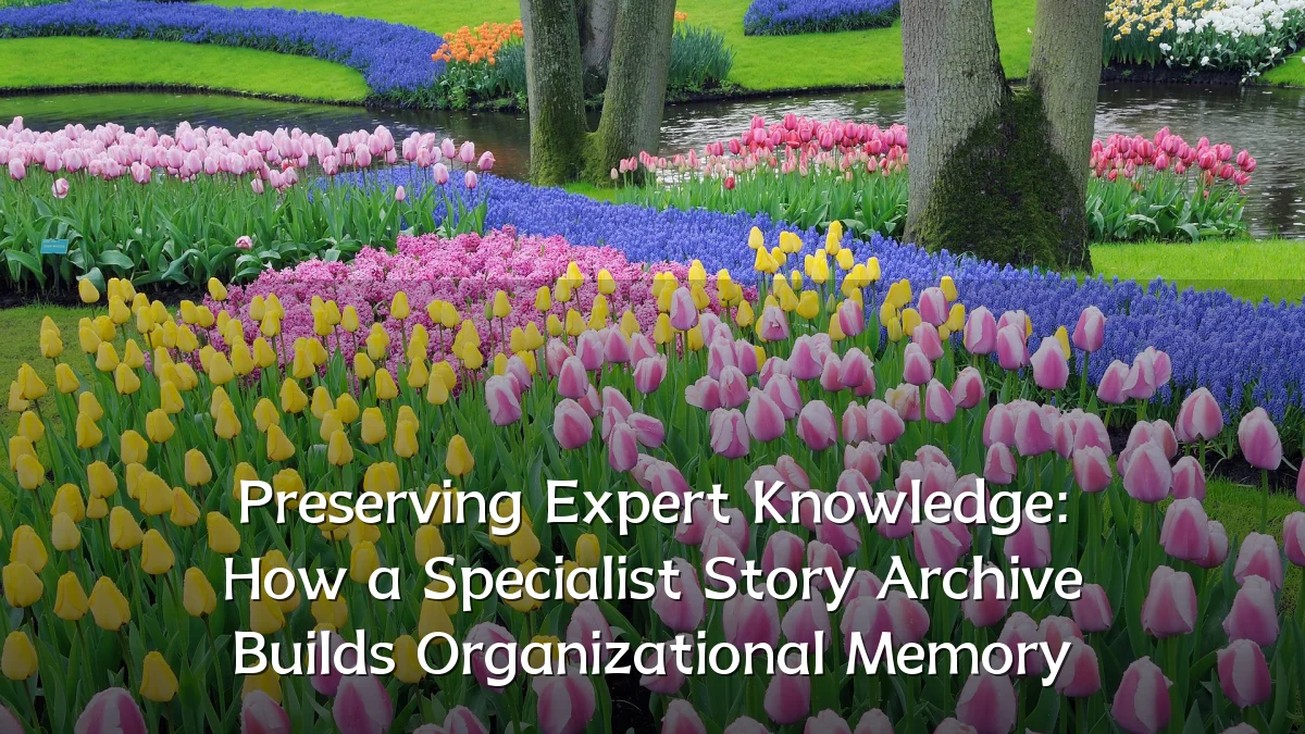 Preserving Expert Knowledge: How a Specialist Story Archive Builds Organizational Memory