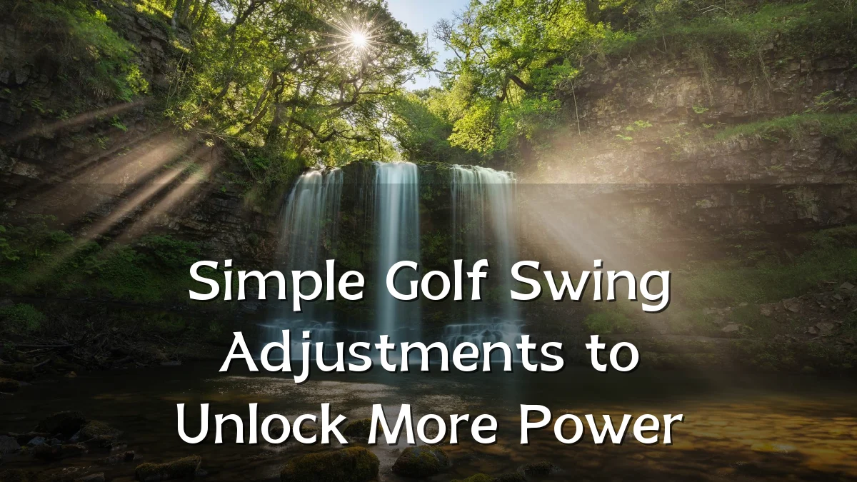 Simple Golf Swing Adjustments to Unlock More Power