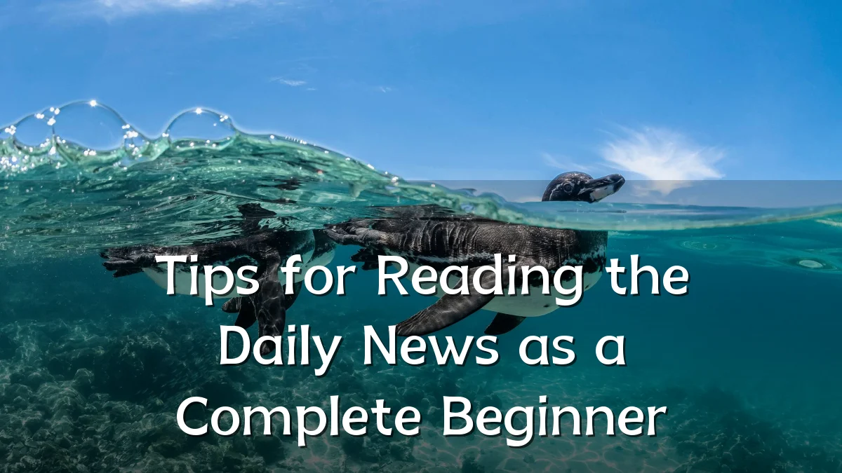 Tips for Reading the Daily News as a Complete Beginner