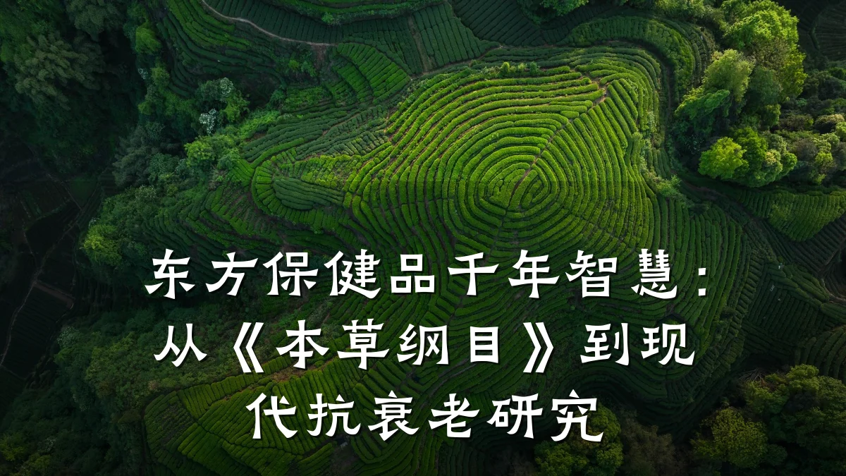 东方保健品千年智慧：从《本草纲目》到现代抗衰老研究